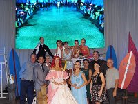 Friday Night SB Group Photo (Steve M post)  The Solana Beach dance family after the Friday night "California Dreamin' "pro dinner show, including Jude as Ariel and Peter as Eric.  (Photo Credit:  Steve M.)