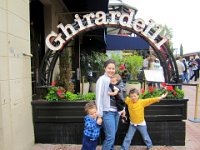 IMG_0895  San Francisco - Ghirardelli Square:  Aidan, Brooke, Elizabeth, and Ethan strike a pose. : From MobileMe