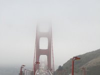 IMG_0924  San Francisco - The Golden Gate Bridge:  As usual this time of the year, the marine layer obscures the tops of the towers. : From MobileMe