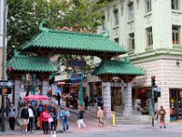 IMG_1642  San Francisco - Chinatown:  The entrance is marked with a gateway in the traditional style. : From MobileMe