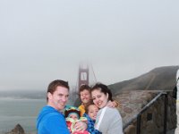 IMG_1723  San Francisco - The Golden Gate Bridge:  The Carlson crew braves the cold for a quick family photo. : From MobileMe