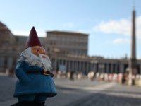 Was that smoke?  Nope, it's just heat waves...  (St. Peter's Square - Vatican City, Italy) : From MobileMe